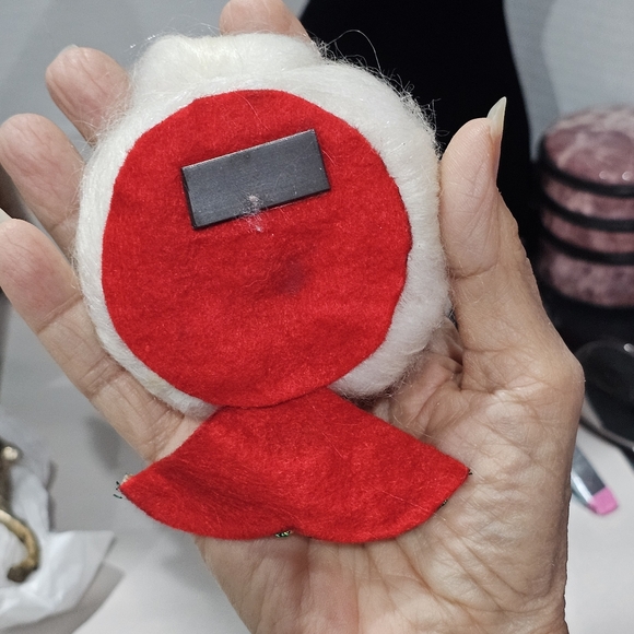 Mrs. Santa Claus Ornament Magnet Vintage Rubber Face Christmas Clause - Picture 6 of 9